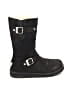 Ugg Australia 100% Leather Black Boots Size 8 - photo 1