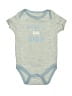 Le Top Gray Short Sleeve Onesie Size 6-9 mo - photo 1
