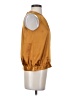 BCBGMAXAZRIA Gold Sleeveless Blouse Size XS - photo 4