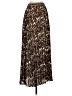 Max Studio 100% Polyester Animal Print Brown Casual Skirt Size S - photo 2