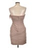 BCBGMAXAZRIA 100% Polyester Pink Tan Cocktail Dress Size 10 - photo 2