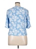 Late August 100% Rayon Blue 3/4 Sleeve Blouse Size XL - photo 2