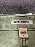 Billabong 100% Cotton Solid Green Shorts Size 25 waist - photo 3