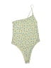 Frankies Bikinis Yellow Bodysuit Size M - photo 1