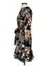 Tory Burch Print Black Cocktail Dress Size 2 - photo 5