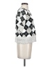 Zara Argyle Silver Pullover Sweater Size S - photo 4