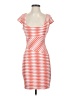 Guess Stripes Orange Casual Dress Size 4 - photo 1