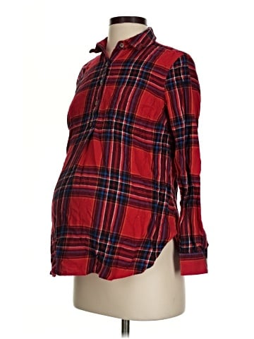 Old Navy - Maternity Long Sleeve Button-Down Shirt (view 1)