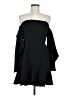 BCBGMAXAZRIA 100% Recycled Polyester Solid Black Cocktail Dress Size 8 - photo 1