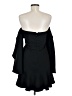 BCBGMAXAZRIA 100% Recycled Polyester Solid Black Cocktail Dress Size 8 - photo 2
