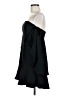 BCBGMAXAZRIA 100% Recycled Polyester Solid Black Cocktail Dress Size 8 - photo 5