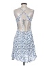Lulus 100% Rayon Hearts Blue Casual Dress Size S - photo 2