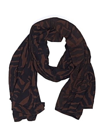 Madewell Crinkle Cotton Sarong in Abstract Animal (view 1)