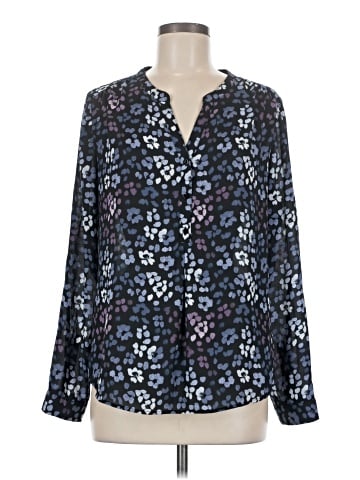 Noir 3/4 Sleeve Blouse (view 1)
