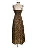 Unbranded 100% Polyester Paisley Brown Casual Dress Size XS - photo 2