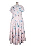 Lane Bryant Floral Blue Casual Dress Size 18 - photo 2
