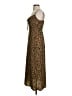 Unbranded 100% Polyester Paisley Brown Casual Dress Size XS - photo 5