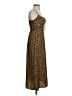 Unbranded 100% Polyester Paisley Brown Casual Dress Size XS - photo 4