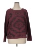 Old Navy Print Burgundy Pullover Sweater Size XL - photo 1