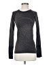Lululemon Athletica Metallic Silver Pullover Sweater Size 4 - photo 1