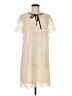 Halogen Ivory Casual Dress Size M - photo 1