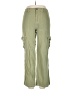 Papermoon 100% Cotton Green Cargo Pants Size L - photo 1