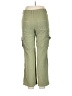 Papermoon 100% Cotton Green Cargo Pants Size L - photo 2