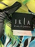 JKLA 100% Polyester Tropical Green Short Sleeve Blouse Size M - photo 7