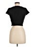 Almost Famous Black Short Sleeve Top Size M - photo 2