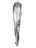 WeWoreWhat 100% Metallic Metallic Silver Casual Pants Size 27 waist - photo 4