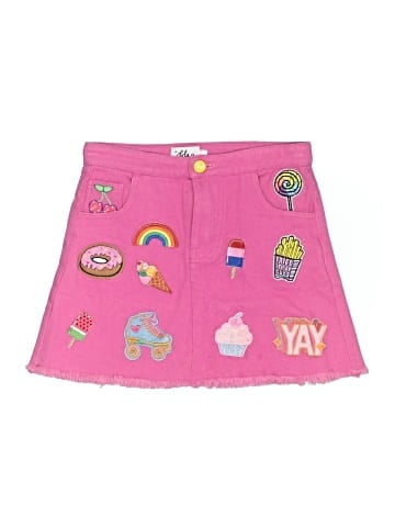 Lola + The Boys Denim Skirt (view 1)