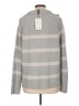 BARBARA LOHMANN Stripes Gray Pullover Sweater Size L - photo 2