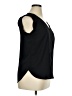 H&M 100% Polyester Black Short Sleeve Top Size 14 - photo 4