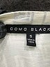 Como Black 100% Polyester Silver Short Sleeve Blouse Size S - photo 7