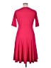 Lands' End Solid Pink Casual Dress Size 14 - 16 - photo 2