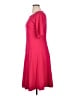 Lands' End Solid Pink Casual Dress Size 14 - 16 - photo 5