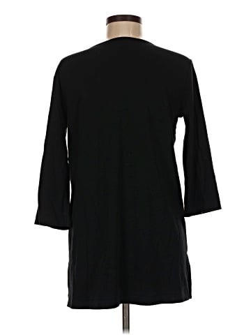 Joan Vass 3/4 Sleeve Top (view 2)