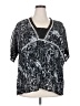 Coldwater Creek Black Short Sleeve Blouse Size 2X - photo 1