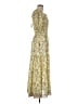 Max Studio 100% Polyester Yellow Casual Dress Size M - photo 4