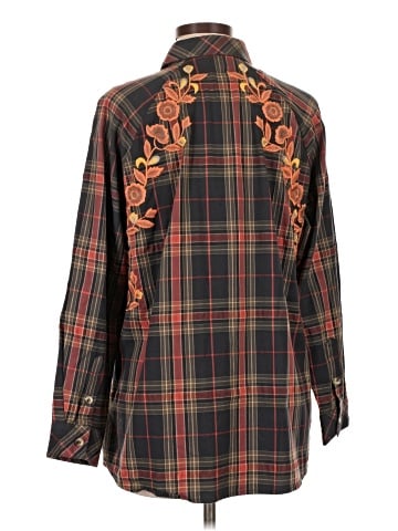 Tolani Long Sleeve Button-Down Shirt (view 2)