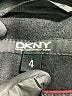 DKNY Black Wool Coat Size 4 - photo 6