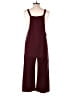 Urban Romantics Solid Burgundy Jumpsuit Size L - photo 2
