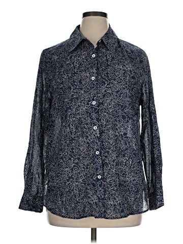 Foxcroft Long Sleeve Button-Down Shirt (view 1)