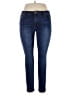 CAbi Solid Blue Jeans Size 14 - photo 1