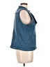 Spirited Rudolph Duke 100% Polyester Blue Denim Vest Size L - photo 4