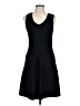 Theory Solid Black Cocktail Dress Size 10 - photo 1