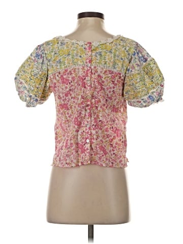 LoveShackFancy Short Sleeve Blouse (view 2)