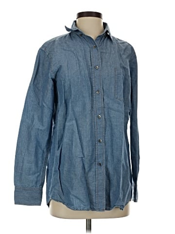 Theory Long Sleeve Button-Down Shirt (view 1)