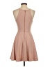 City Studio Solid Tan Cocktail Dress Size 5 - photo 2