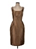 Lula Kate 100% Silk Brown Cocktail Dress Size 4 - photo 1